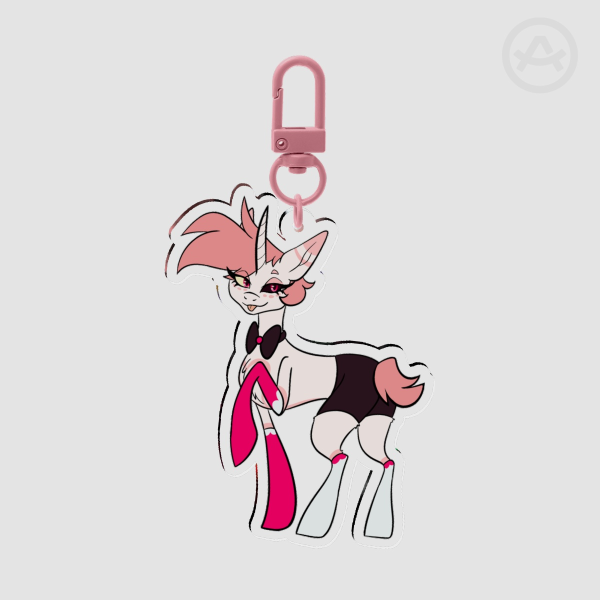 Unicorn Angel Dust Acrylic Keychains