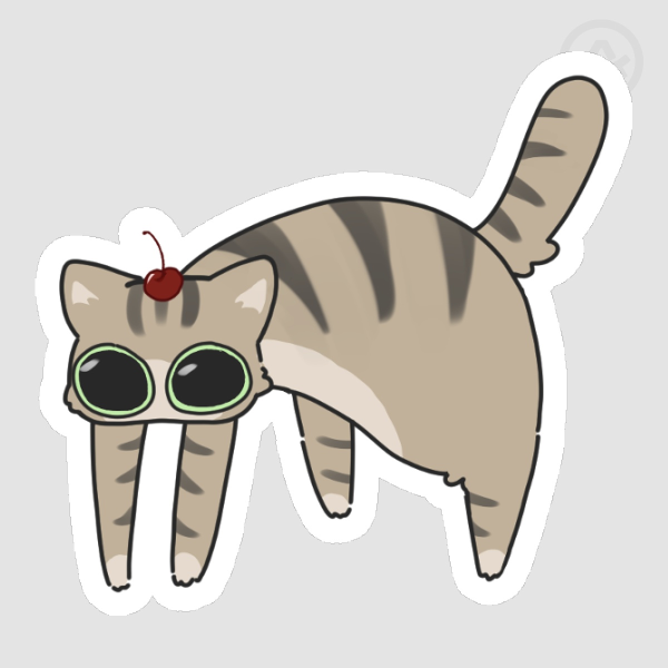 Tabby cat HISS