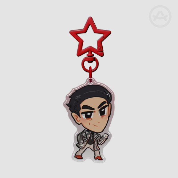 Epoxy Clear Acrylic Keychains - T.O.P 3