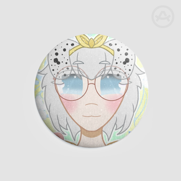 Tomoko Haga Icon Button Pin
