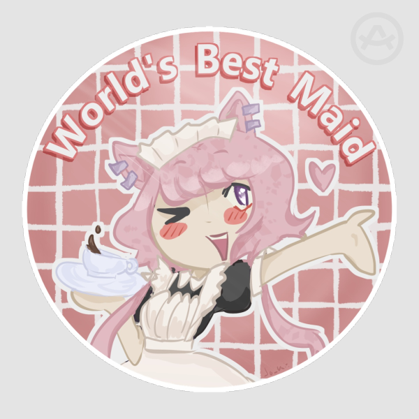 World's Best Maid Sticker