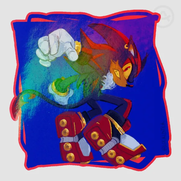 Shadow The Hedgehog Sticker