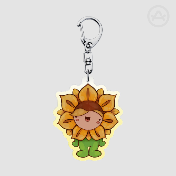 Sunflower Goober Keychain