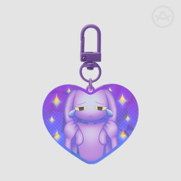 Crybaby Jax Broken Glass Acrylic Keychains