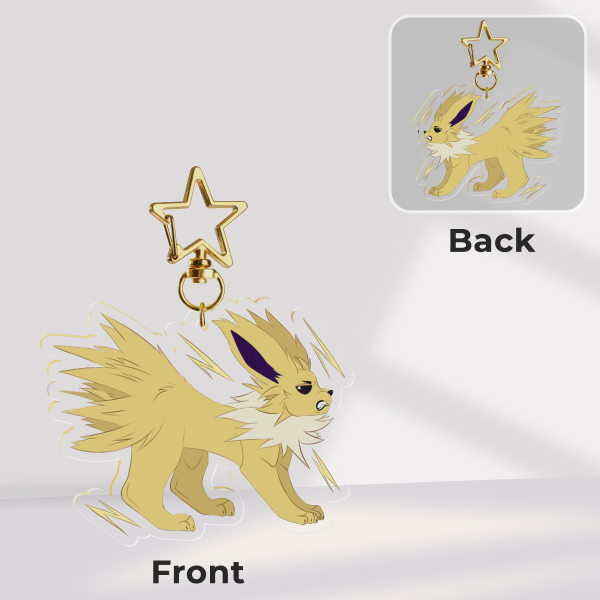 Jolteon Pokemon Acrylic Keychain