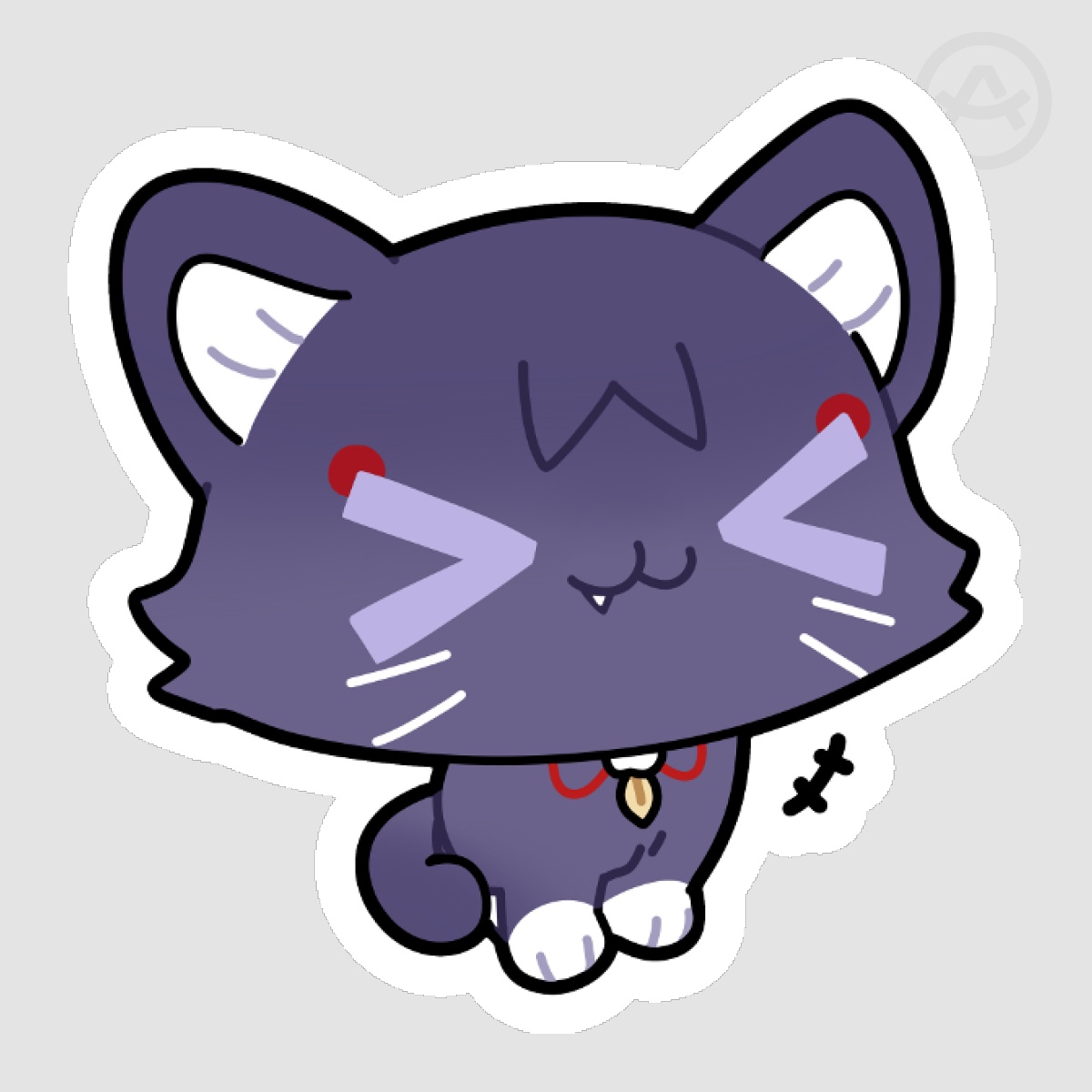 Cheerful Scarameow Sticker