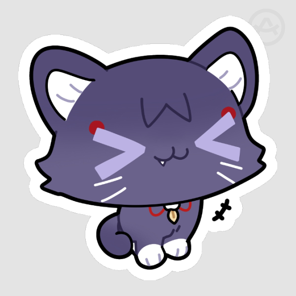Cheerful Scarameow Sticker