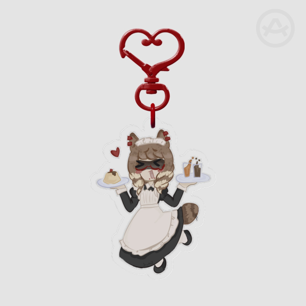 Maid Pogfrog Keychain