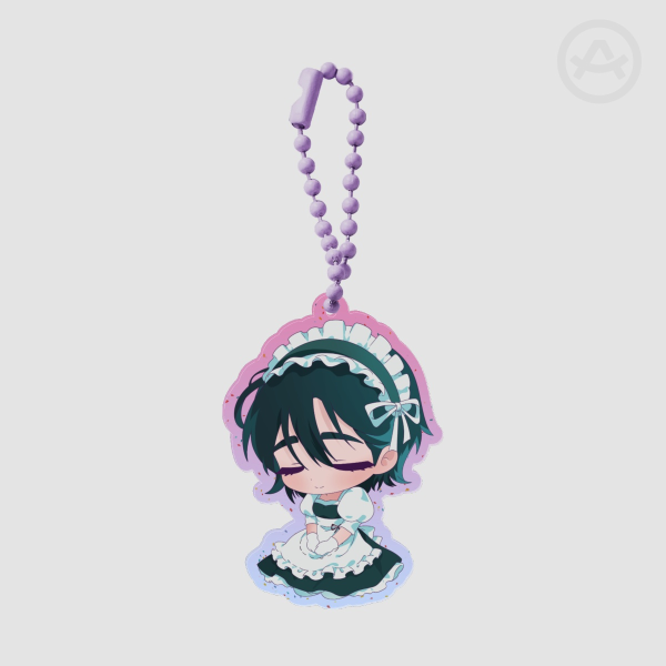 Maid Sua Colored Edge Acrylic Keychain