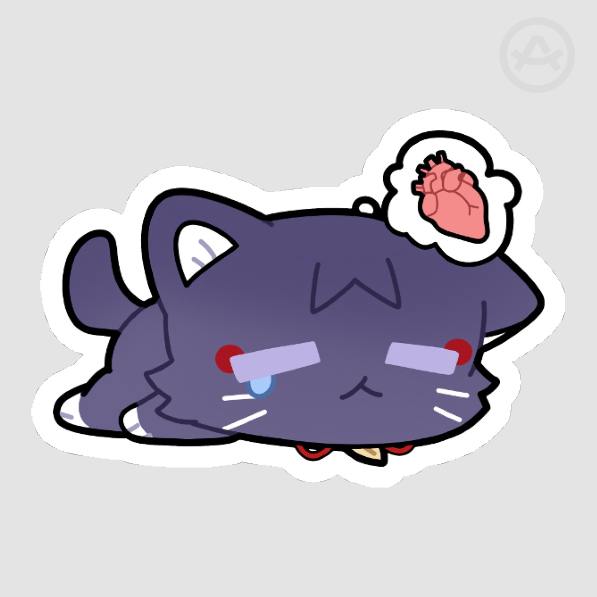 Sad Scarameow Sticker