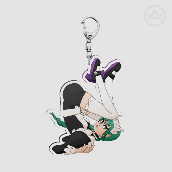 Lebanne curl pose keychain
