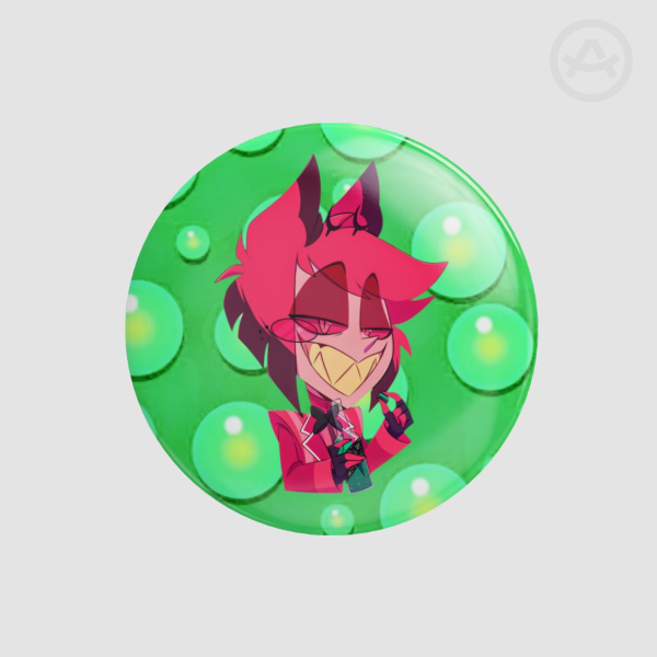 Alastor Drink Pinback Button