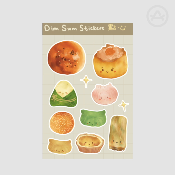 Dim Sum Sticker Sheet