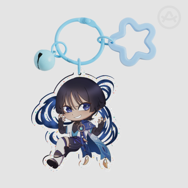 Wanderer Glitter Keychain