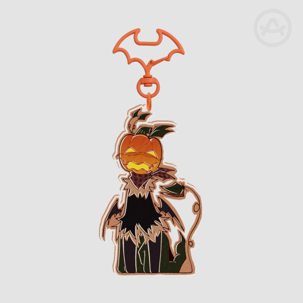 Pumpkin Kid Keychain