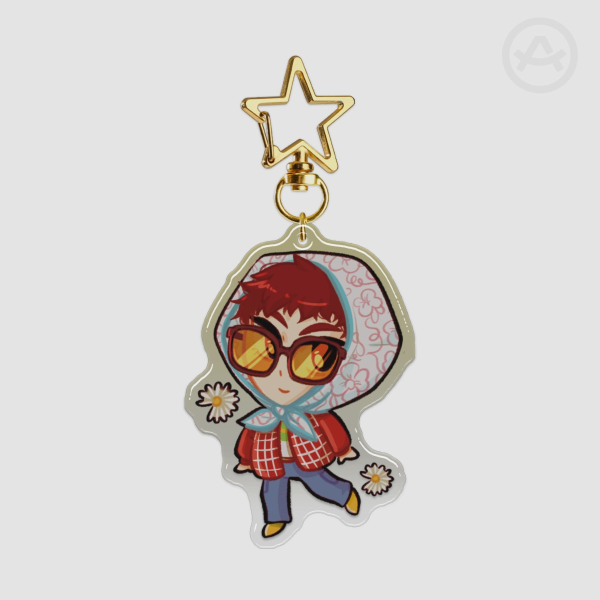 Epoxy Clear Acrylic Keychains - G-Dragon