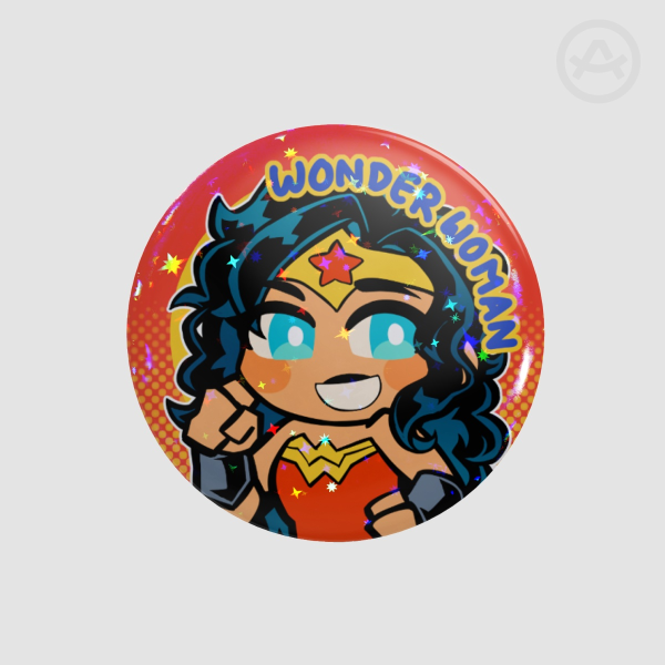 Wonder Woman Button Pin