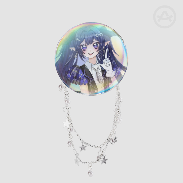 Idol Wynn Round Badge With Chains