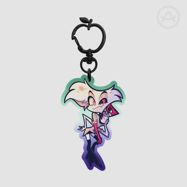 Angel Dust Chibi Keychain