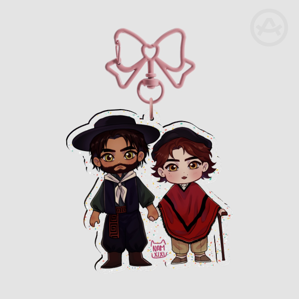 Jayvik Gauchos-Glitter Acrylic Keychains