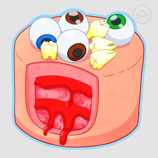 Fleshy Cake Sticker