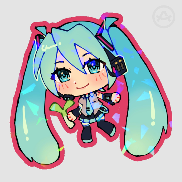 Chibi Miku Sticker