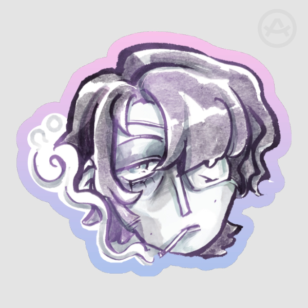 Daan Fear and Hunger Sticker