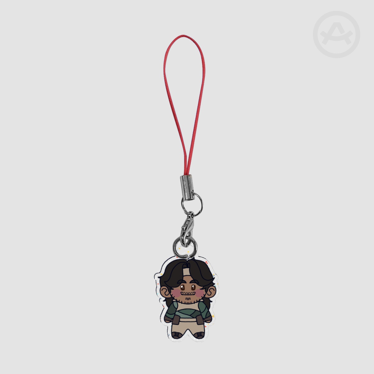 Simon Glitter Acrylic Phone Charm