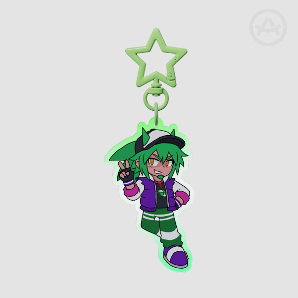 Human Trevor The Hedgehog Keychain!