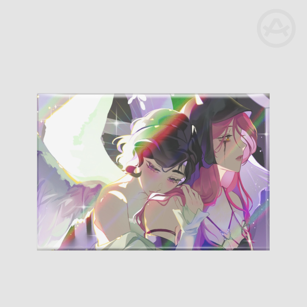 Mizisua Angel ☆ Demon Rectangular Badge