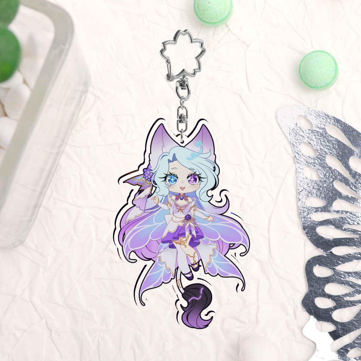 Seika Chibi || Double Sided Acrylic Keychain by SeiKittea - ACGGOODS