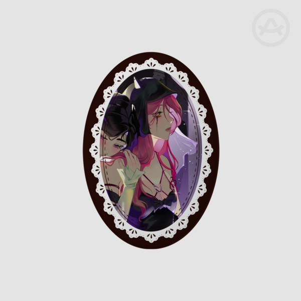Mizisua Angel ☆ Demon Oval Badge - Mizi