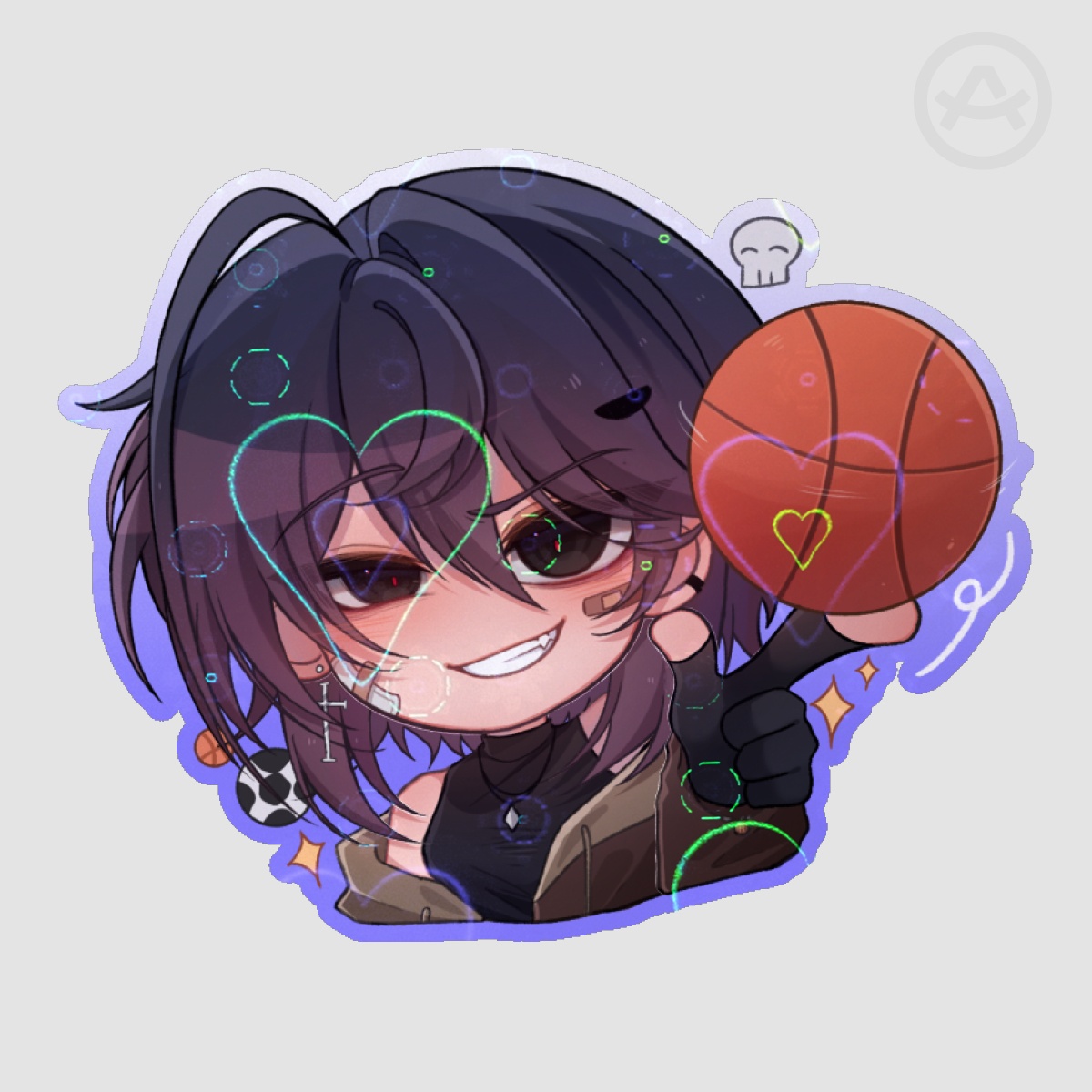 Violet Die Cut Stickers
