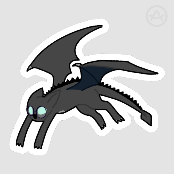 Dragon Archie Sticker