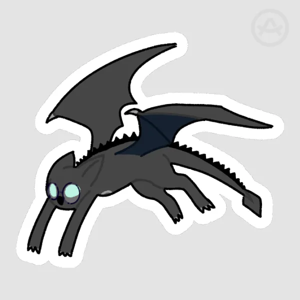 Dragon Archie Sticker