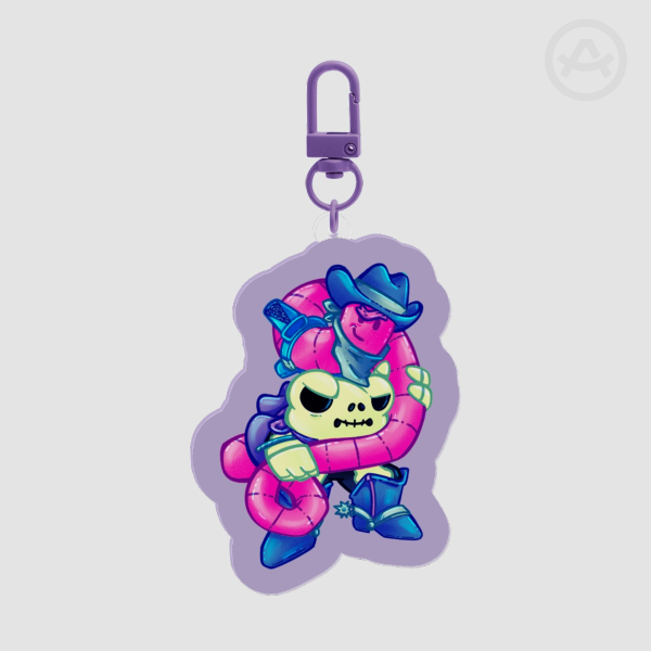 Worm Lasso Keychain