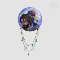 Jayvik- Round Badge With Chains