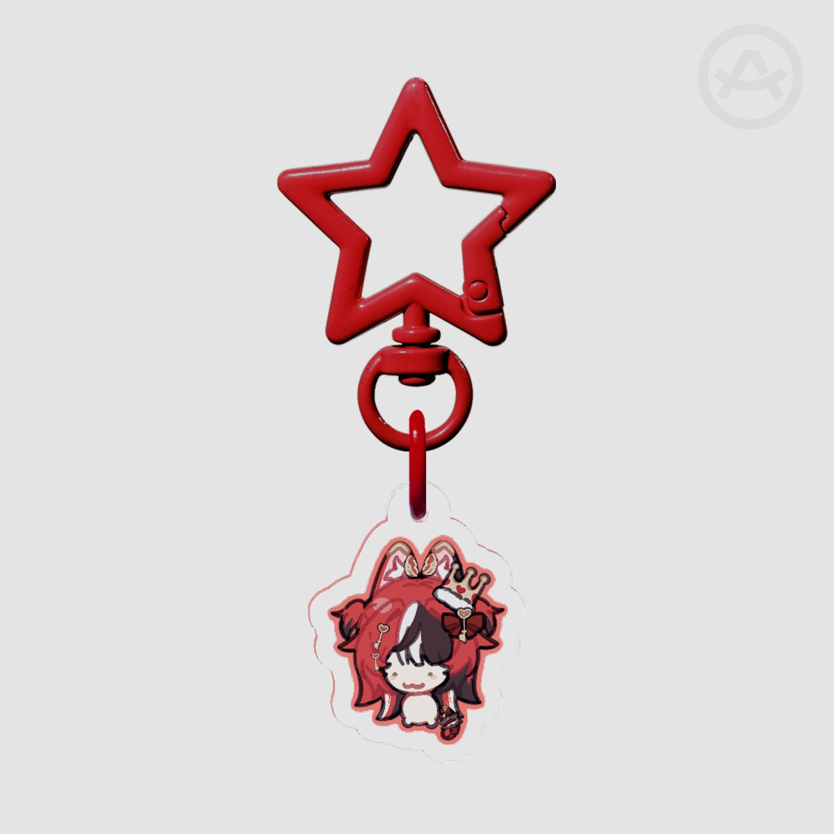 Rawrumii Bean Acrylic Keychain