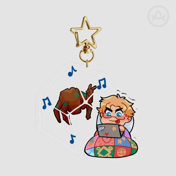 Hail Mary + Rocky | keychain