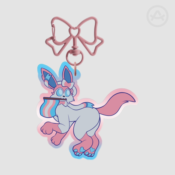 Trans sylveon Acrylic Keychains