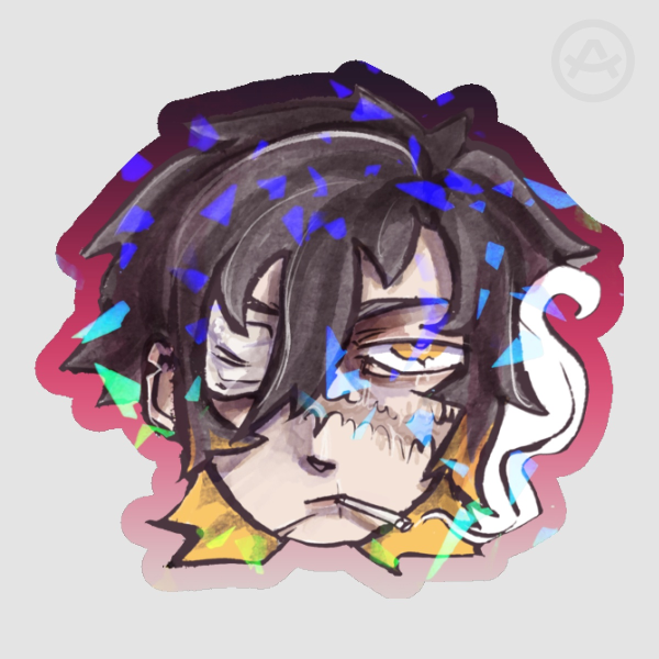 Towa Slow Damage Sticker