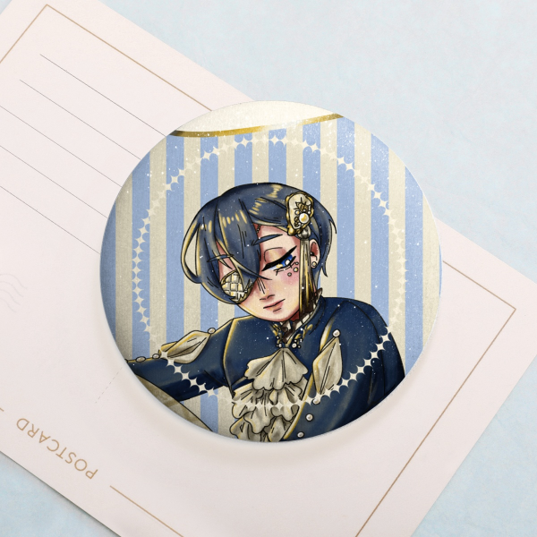 Ciel Phantomhive oyster button