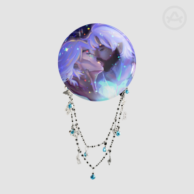 Astral Jayvik-Round Badge With Chains
