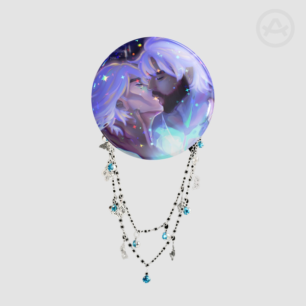 Astral Jayvik-Round Badge With Chains