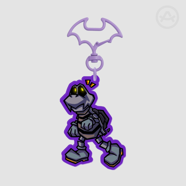 Dry Bones Skeleton Keychain