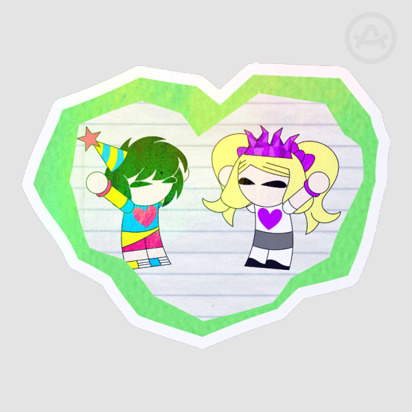 Wishing Hearts Pride Month Die Cut Stickers