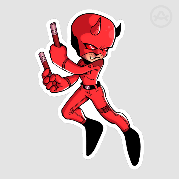 Daredevil Soft Matte Sticker