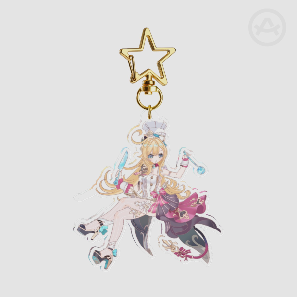 Clear Acrylic Keychain Escoffier