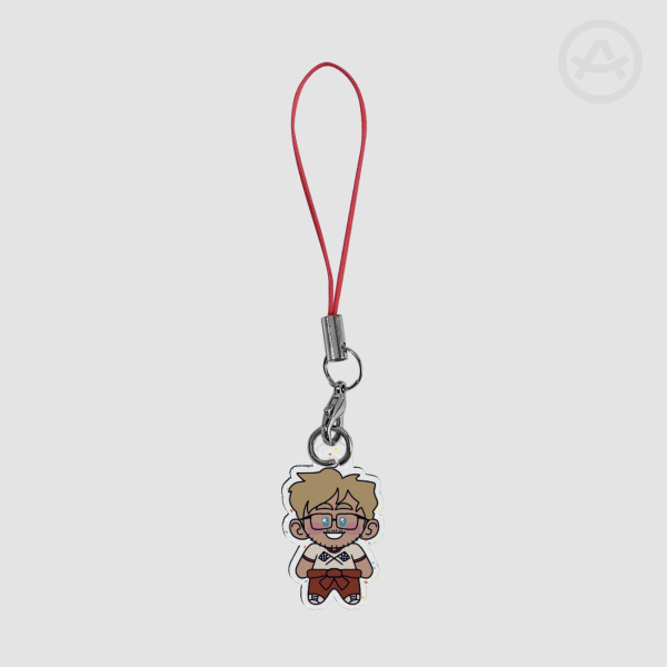Ryland Glitter Acrylic Phone Charm