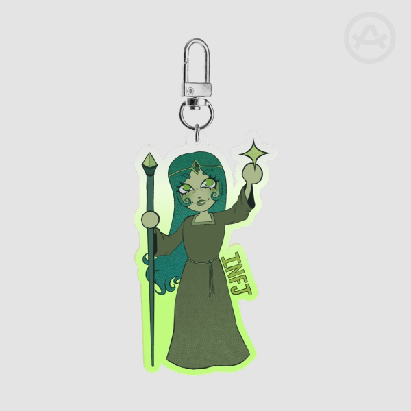 INFJ MBTI Personality Keychain (F)